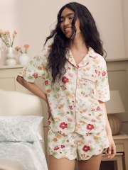 Laura Ashley Floral Pennywell Grove Woven Shorts Set - Image 1 of 10