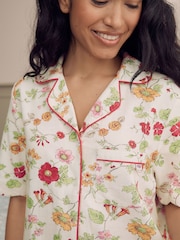 Laura Ashley Floral Pennywell Grove Woven Shorts Set - Image 3 of 10