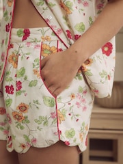 Laura Ashley Floral Pennywell Grove Woven Shorts Set - Image 4 of 10