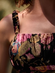 Laura Ashley Black Uffington Tummy Control Tanikini Top - Image 4 of 8