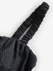 Laura Ashley Black Broderie Swimsuit - Image 10 of 10