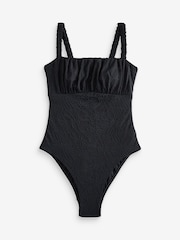 Laura Ashley Black Broderie Swimsuit - Image 7 of 10