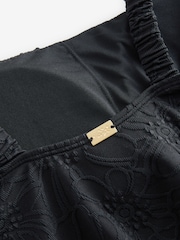 Laura Ashley Black Broderie Swimsuit - Image 9 of 10