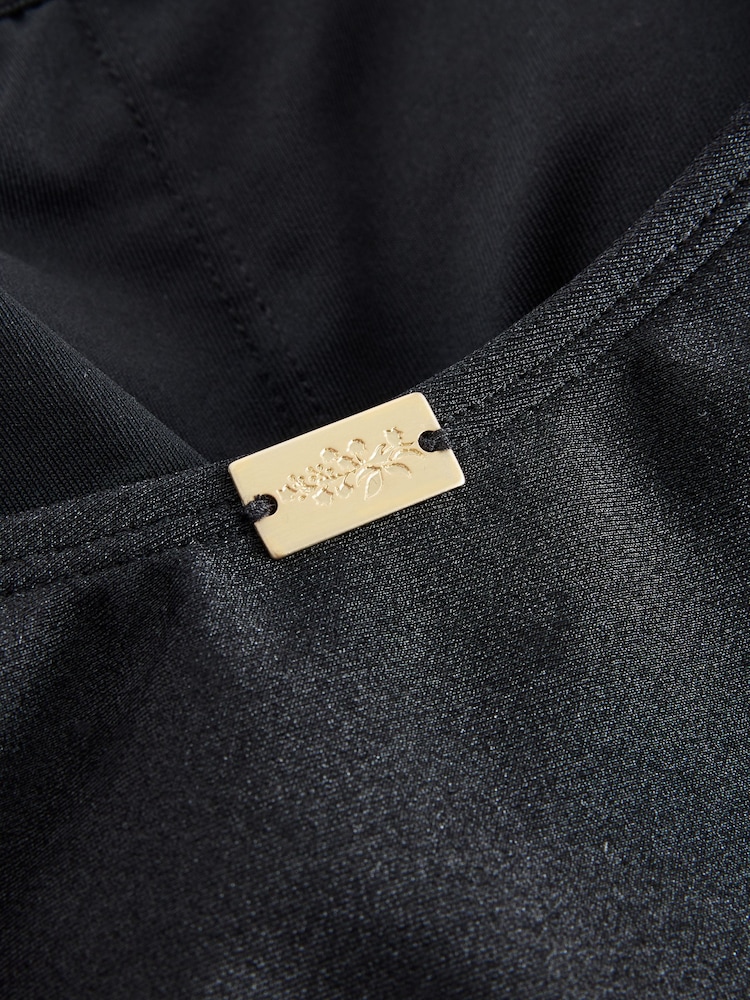 Laura Ashley Uffington Tummy Control Tie Waist Swimsuit - Imaginea 10 din 10