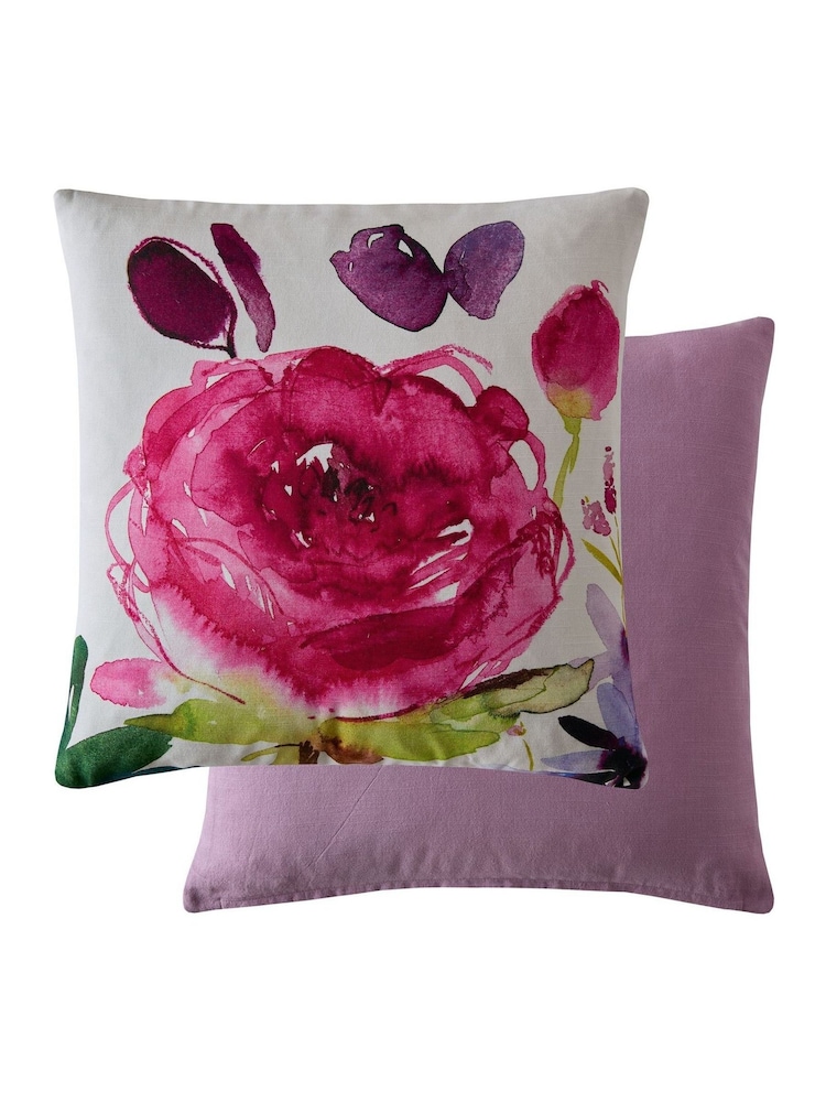 Bluebellgray Fuchsia Pink Rose Cushion - Image 6 of 6 Bluebellgray Fuchsia Pink Rose Cushion - Image 6 of 6