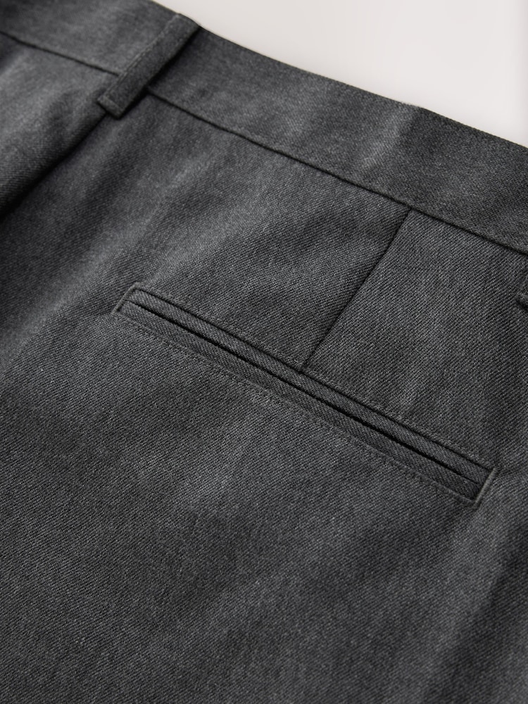 Gris antracita - Corte estándar - Pack de 2 pantalones de vestir con parte delantera lisa - Imagen 10 de 10 Gris antracita - Corte estándar - Pack de 2 pantalones de vestir con parte delantera lisa - Imagen 10 de 10