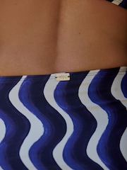 Laura Ashley Bikinihose mit Wellenmuster und hohem Bund - Bild 5 von 10