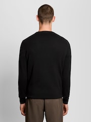 Lyle & Scott Black Cotton Crew Neck Jumper - Image 6 of 9