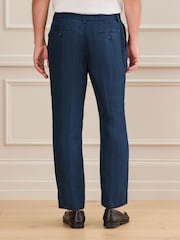 Navy Signature Drawstring Trousers - Image 2 of 8