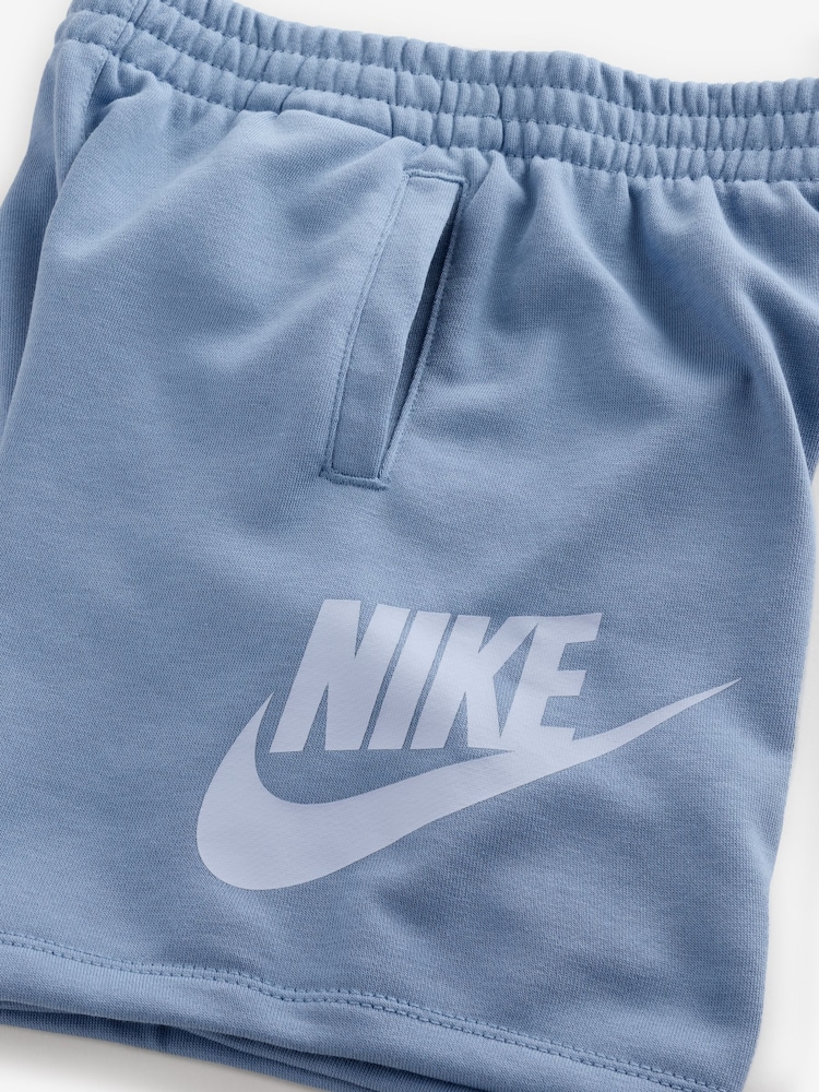 Nike Blue Little Club T-Shirt And Shorts Set - Image 4 of 4 Nike Blue Little Club T-Shirt And Shorts Set - Image 4 of 4