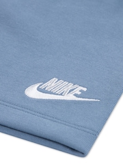 Nike Blue Small Logo T-Shirt And Shorts Set - Image 3 of 3