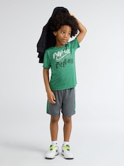 Nike Grey Drop Top & Shorts Set - Image 3 of 6