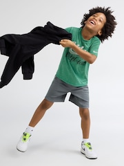 Nike Grey Drop Top & Shorts Set - Image 4 of 6