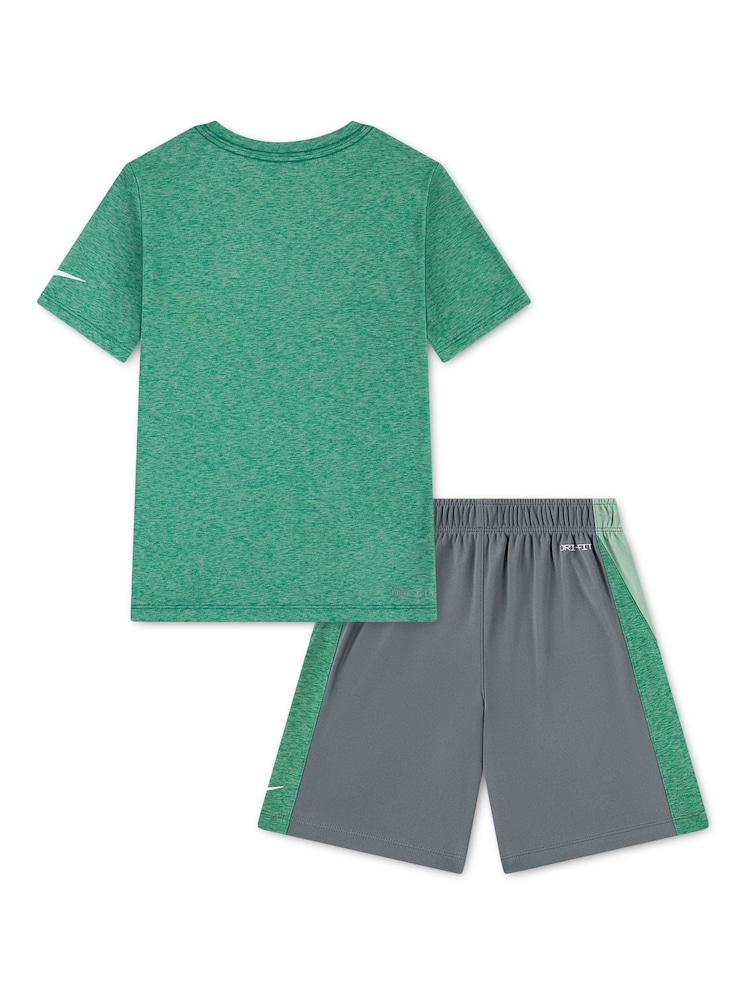 Nike Grey Drop Top & Shorts Set - Image 6 of 6