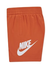 כתום - Nike Club T-Shirt and Shorts Set - תמונה 3 מתוך 4