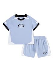 Nike Blue Swoosh Love T-Shirt And Shorts Set - Image 1 of 5
