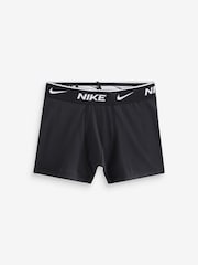 Nike Grey Print E Day Cotton Stretch Boxers 3 Pack - Image 4 of 4
