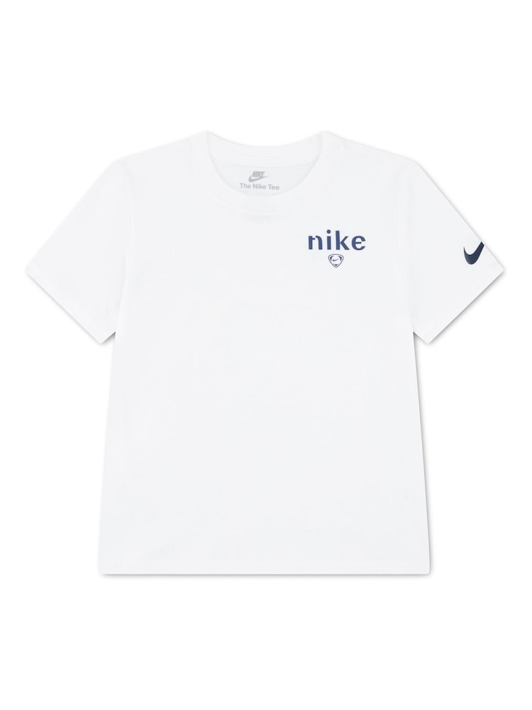 Nike White Little Football World Cup Graphic T-Shirt - Image 1 of 5