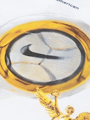 Nike White Little Football World Cup Graphic T-Shirt - Image 5 of 5