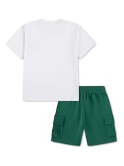 Nike Green Pocket T-Shirt And Cargo Shorts Set - Image 2 of 4