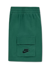 Nike Green Pocket T-Shirt And Cargo Shorts Set - Image 3 of 4