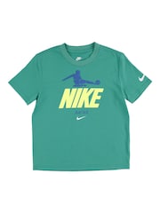 Nike Green Football Graphic T-Shirt - Image 1 of 2