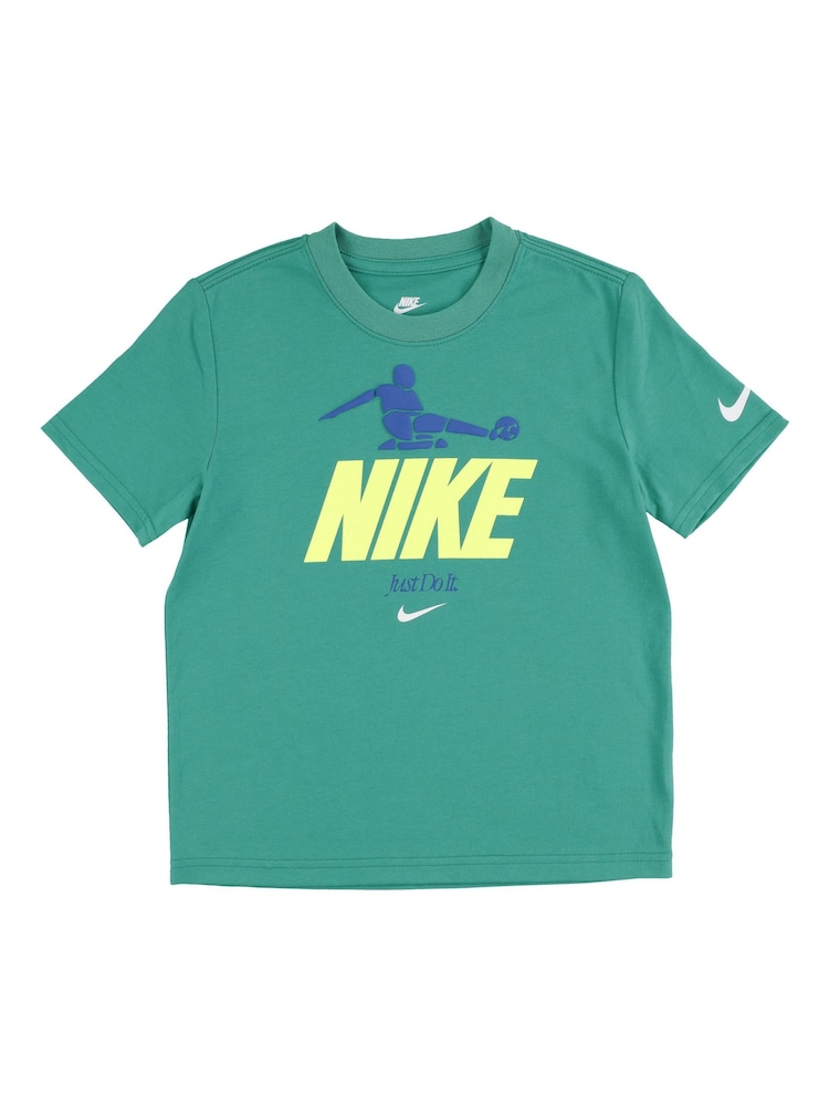 Nike Green Football Graphic T-Shirt - Image 1 of 2