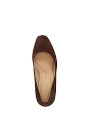 Dune London Brown Arriving Comfort Mid Block Heels - Image 5 of 6