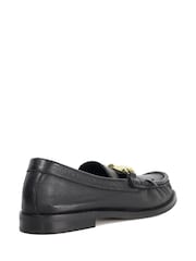 Dune London Black Granules Chain Loafers - Image 4 of 6
