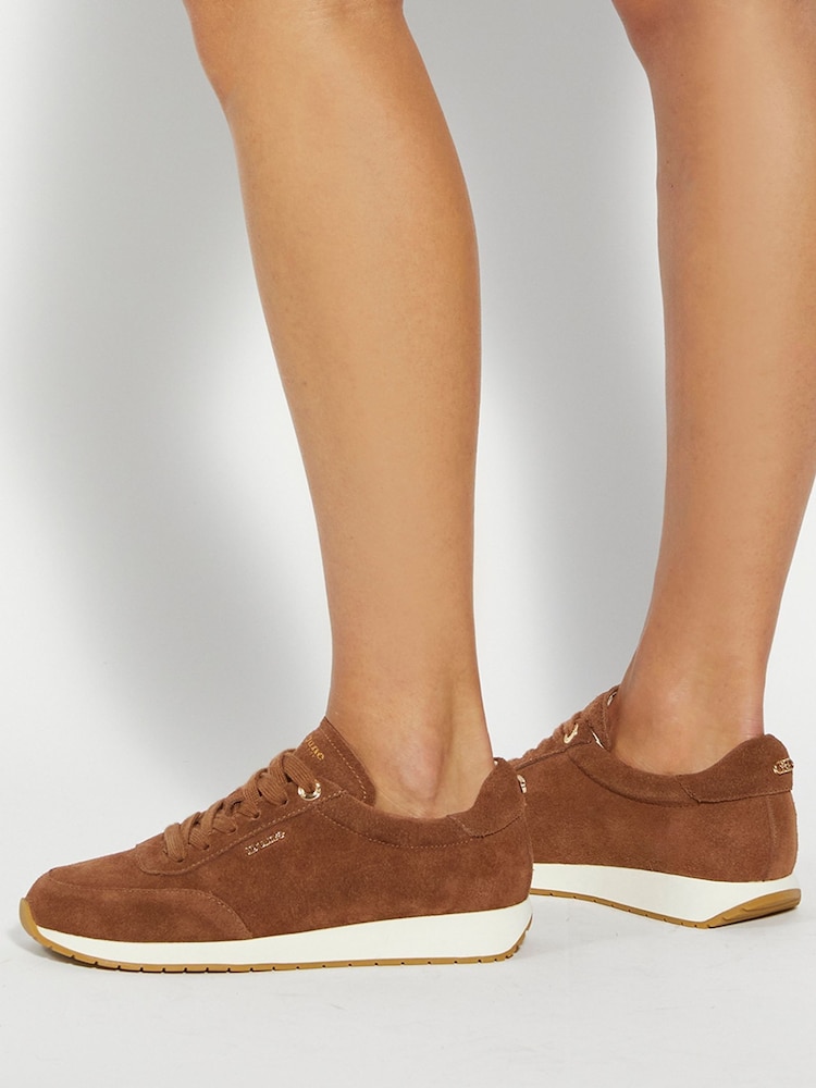 Dune London Brown Ettah Slim Sole Runner Trainers - Image 1 of 6