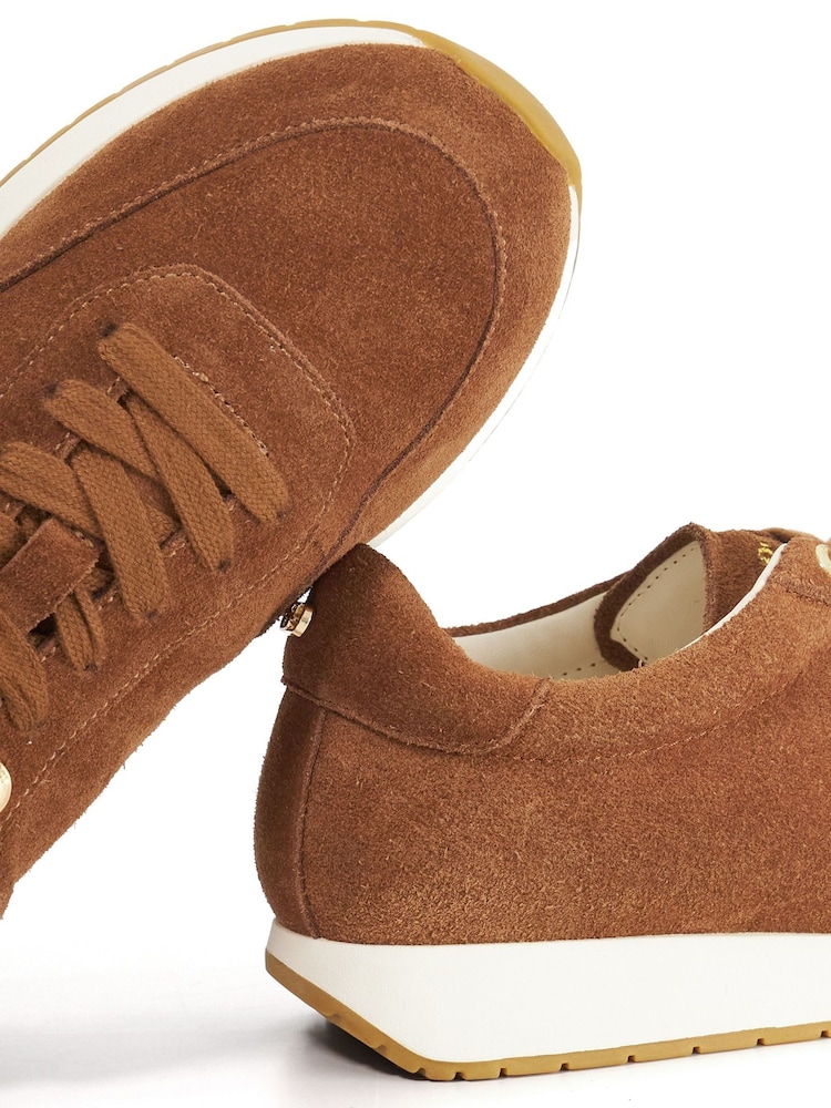 Dune London Brown Ettah Slim Sole Runner Trainers - Image 6 of 6
