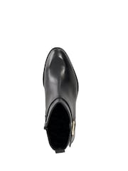 Dune London Black Wide Fit Pemma Strap Trim Ankle Boots - Image 5 of 6