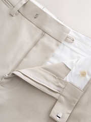 Stone Relaxed Fit Smart Chinos With Side Adjuster - Image 10 of 11