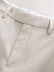 Stone Relaxed Fit Smart Chinos With Side Adjuster - Image 7 of 11