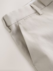 Stone Relaxed Fit Smart Chinos With Side Adjuster - Image 8 of 11