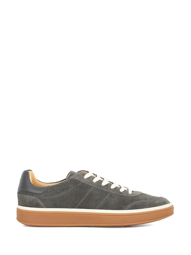 Dune London Grey Tony Cupsole Trainers - Image 2 of 6