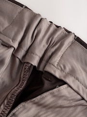 Chocolate Brown Muscle Fit N. Premium Smart Cotton TENCEL™ Lyocell Blend Chinos With Comfort Waistband - Image 8 of 10