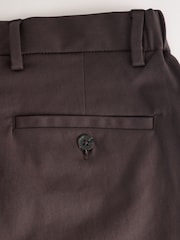Chocolate Brown Slim Fit N. Premium Smart Cotton TENCEL™ Lyocell Blend Chinos With Comfort Waistband - Image 10 of 11