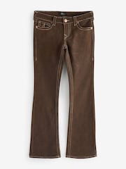 True Religion Brown Becca Low Rise Bootcut Flap - Image 1 of 1