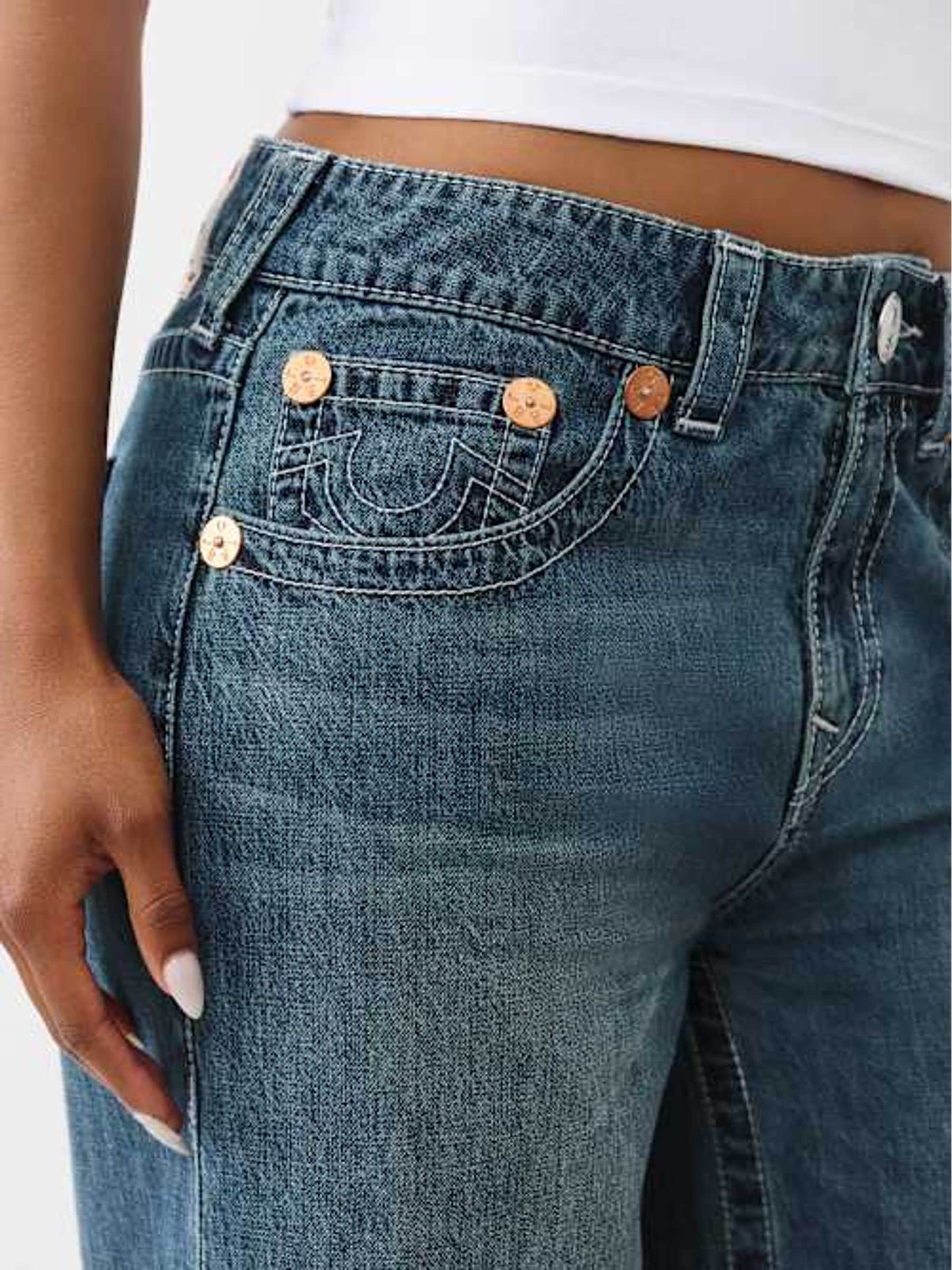 Comprar Calça jeans True Religion Jessie Super Baggy bordada from