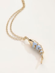 FatFace Gold Tone Fish Necklace - Image 2 of 2