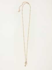 FatFace Gold Tone Seahorse Necklace - Image 1 of 2