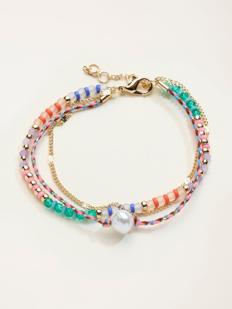 FatFace Bright Layered Bracelet - תמונה 1 מתוך 2