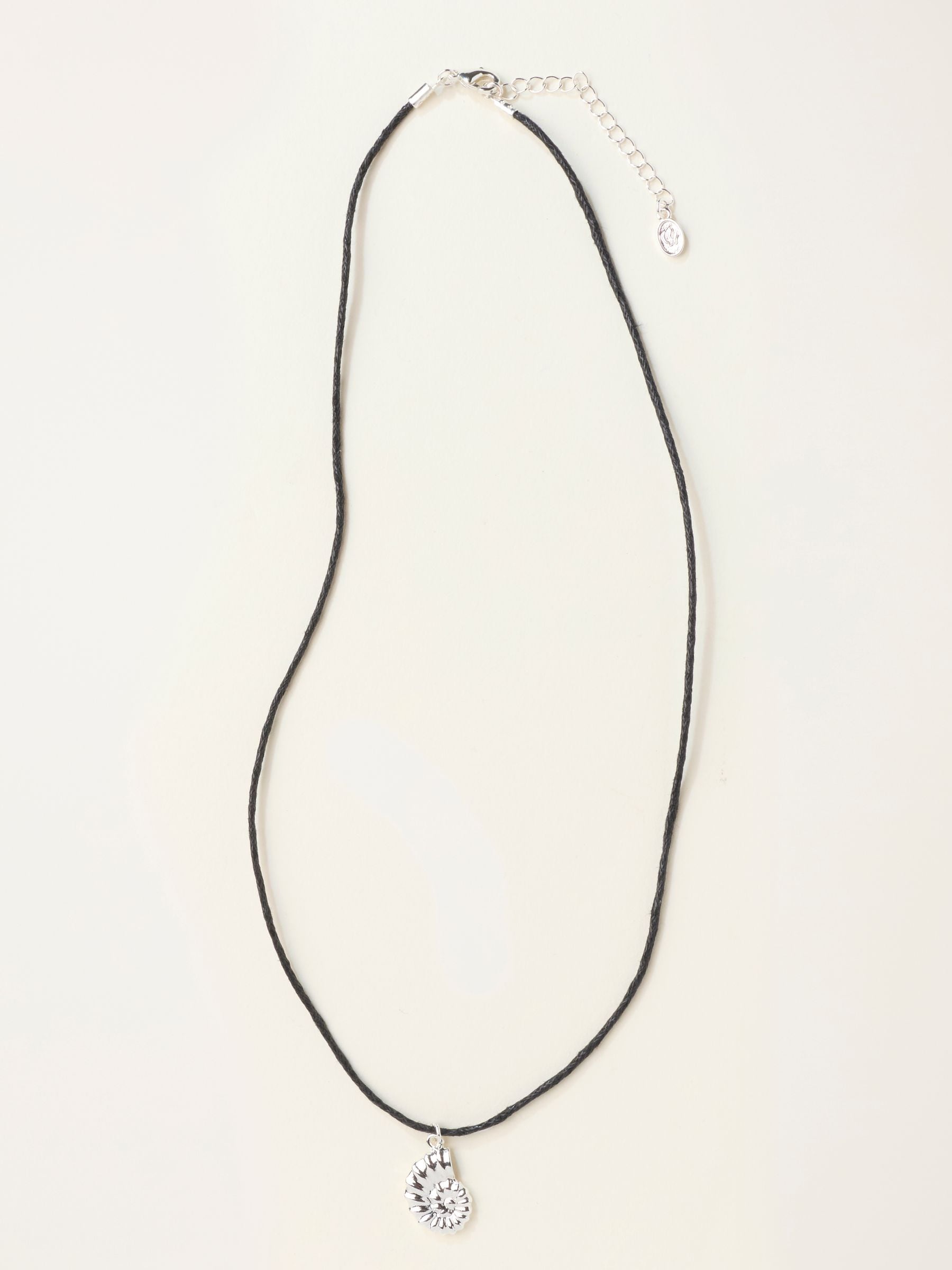 Fat Face - Necklace - Shell Cord - Silver