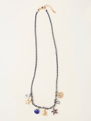 FatFace Blue Charm Cord Necklace - Image 1 of 2
