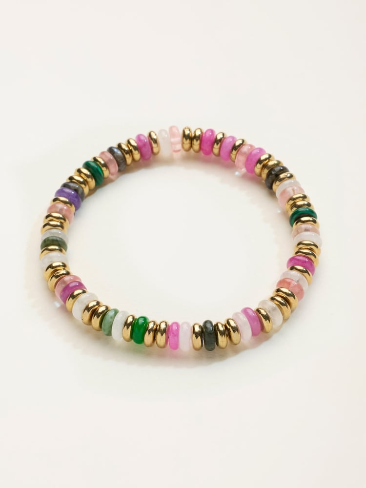 FatFace Multi Bright Stone Bracelet - Image 1 of 2