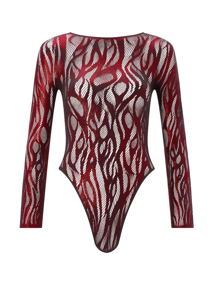Ann Summers Black Black/Red Blazing Spirit Body - Image 5 of 5