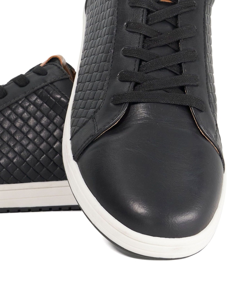 Dune London Black Tezzy Weave Trainers - Image 6 of 6 Dune London Black Tezzy Weave Trainers - Image 6 of 6