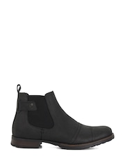 Dune London Black Saltwood Worker Chelsea Boots - Image 2 of 6