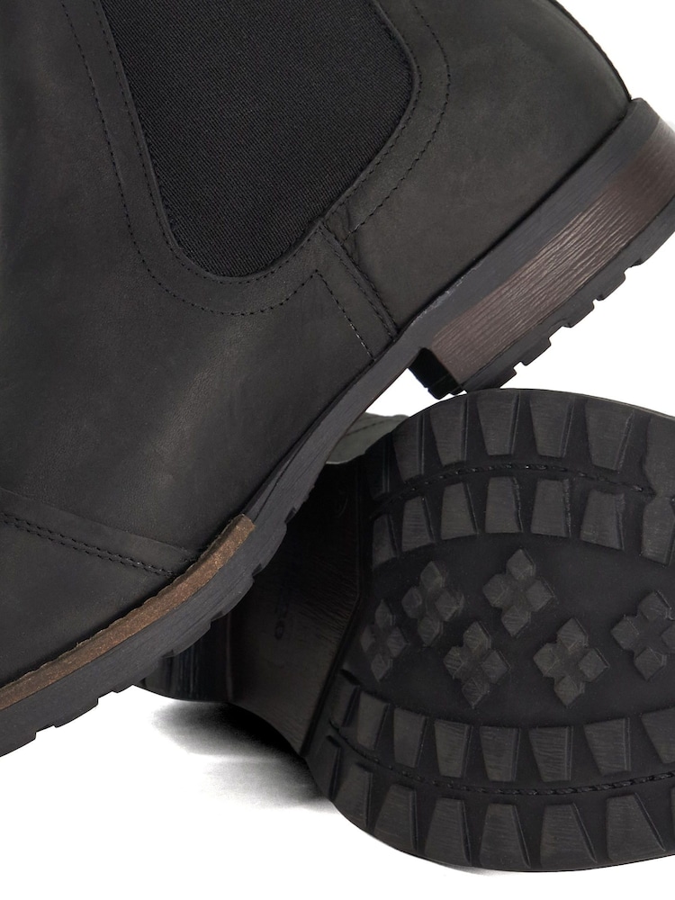 Dune London Black Saltwood Worker Chelsea Boots - Image 6 of 6 Dune London Black Saltwood Worker Chelsea Boots - Image 6 of 6